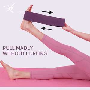 Bande de résistance pour les fessiers, entraînement de haute résistance, bandes d'exercice pour les hanches avec 1 bande de transpiration pour la remise en forme, la salle de sport, les jambes, l'entraînement des fesses - Product Image 3