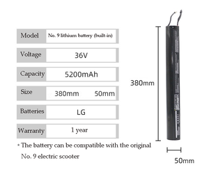 Xiaomi ninebot Elektrikli Scooter için ES1ES2ES4E22 Harici Genişletme Pili Dahili Orijinal Aksesuarlar İspanya'dan Gönderildi - Product Image 2