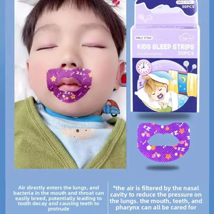 30 Patchs buccaux pour enfants, solution avancée et douce contre le ronflement, patchs de correction de la respiration nocturne pour enfants - Product Image 6