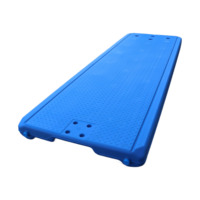 Bateau en plastique PE à fond plat, double couche, épaissi, anti-âge, durable, pour pisciculture en réservoir, personnalisable, 4m, vente en gros