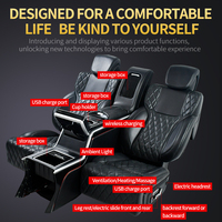 Accoudoir court de luxe pour siège arrière de SUV – Amélioration pour Lexus LX570, LC200, LC300, Patrol, Toyota Prado
