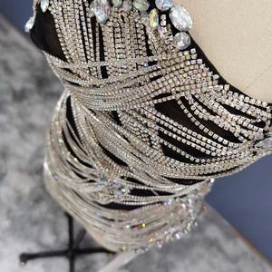 Lusso Dubai nappa <span class=keywords><strong>argento</strong></span> nero <span class=keywords><strong>da</strong></span> sera <span class=keywords><strong>abiti</strong></span> <span class=keywords><strong>da</strong></span> ballo Sexy Mini Cocktail corti <span class=keywords><strong>abiti</strong></span> <span class=keywords><strong>da</strong></span> festa di compleanno RM012 - Product Image 2