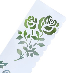 Plantilla de Flores de Mylar Personalizada y Económica con Diseño de Rosa, Lirio y Narciso para Arte de Pared y Manualidades - Product Image 1