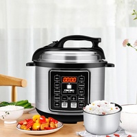 Autocuiseurs électriques multifonctionnels, soupe, bouillie, riz, chauffage des repas, cuisine 6L, autocuiseur Intelligent pour la maison