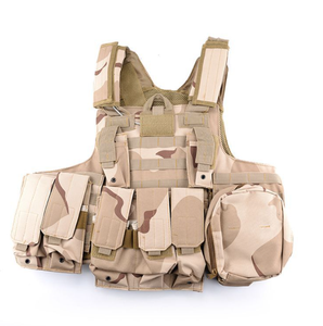 Gilet tactique multi-poches camouflage TV301 pour l'extérieur avec fil d'acier pour utilisation sur le terrain - Product Image 5