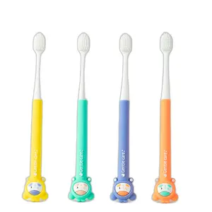 New Arrival Cartoon Cute Customized Fun Baby Shaped Super Soft Toothbrush for Children
