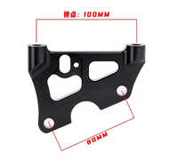 Support d'amortisseur avant en aluminium usiné CNC sur mesure, 100 mm, pour étrier de frein à rayonnement large, prix usine