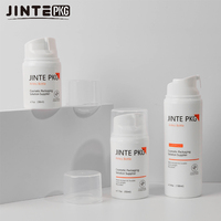 Flacon pompe sans air en plastique blanc pour cosmétiques, vente en gros, 30 ml, 50 ml, 80 ml, 100 ml, 120 ml, 150 ml