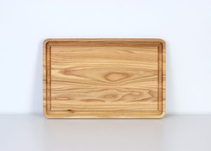 Planche de service rectangulaire en bois de frêne, bords biseautés, sans poignée, pour la restauration fine, OEM personnalisé, Vietnam - Product Image 4