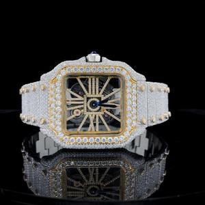 High Quality Mens Diamond Chronograph <b>Watch</b> with Stainless Steel Case Durable Design for Office and Travel Available For Sale - Product Image 1