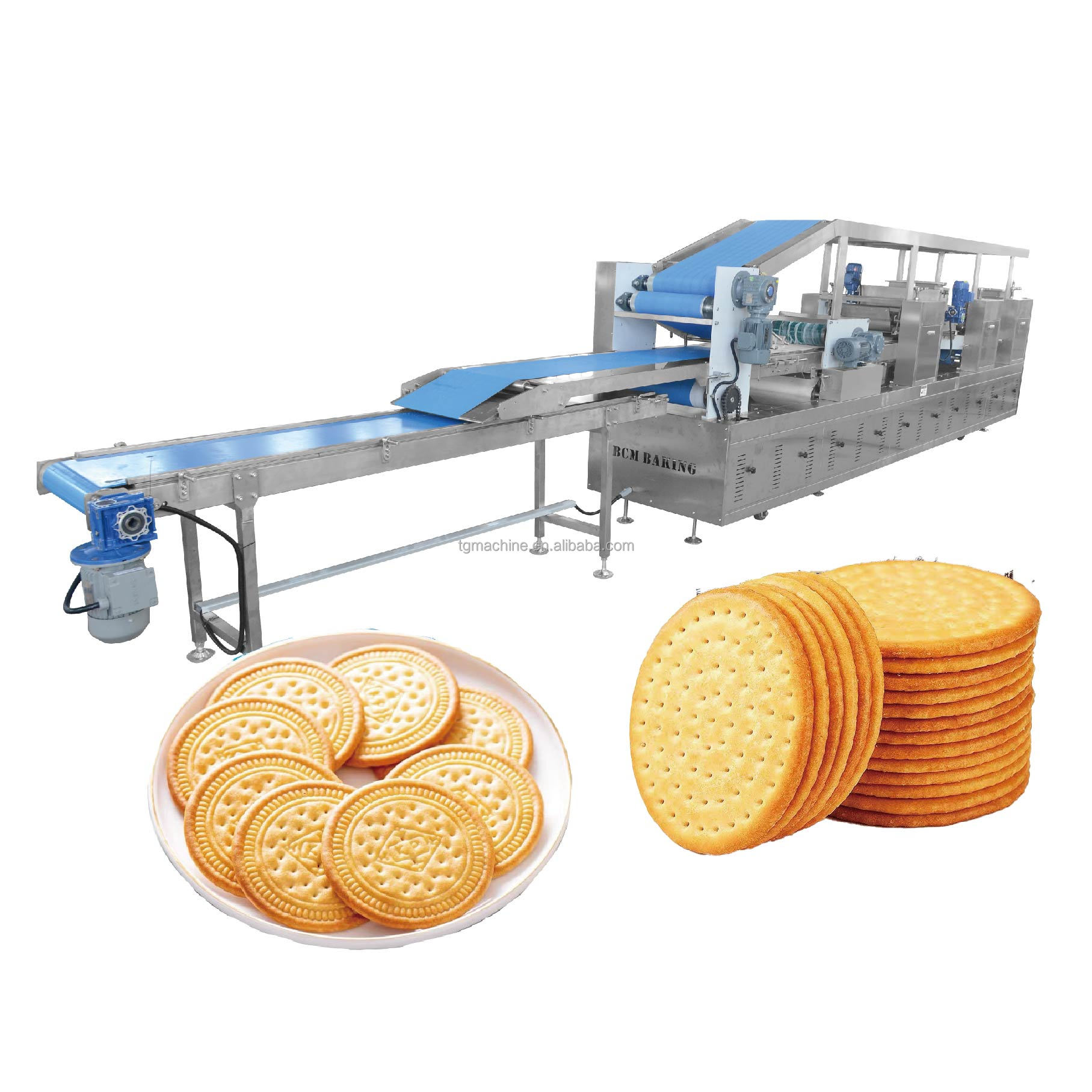 High Quality Cream Jam Chocolate Sandwich Biscuit Cookies Machine With Pillow Pack Packaging Machine