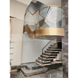 Li178 Flat Golden Mirror Tile Trim Acero inoxidable Decorativo Flat Metal Acero inoxidable Trim Strip para decoración del hogar - Product Image 6