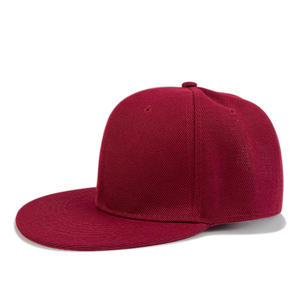Vente en gros, casquette vintage 6 panneaux à bord plat, casquette polyester, couleur unie, casquette de sport vintage, unisexe quatre saisons - Product Image 2
