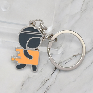 Cá Nhân Tùy Chỉnh Móc Chìa Khóa Hợp Kim Kim Loại Keychain Xe Phim Hoạt Hình Biểu Tượng Lưu Niệm Quà Tặng Mềm Cứng Men Keychain - Product Image 3