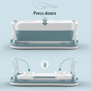 Bañera Portátil Plegable de Plástico PP TPE con Ruedas de Masaje para Adultos y Niños, Longitud Opcional de 115 cm y 138 cm - Product Image 4