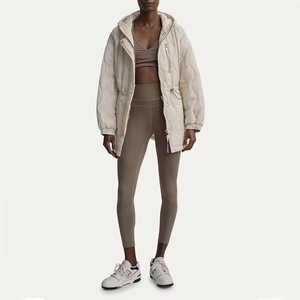 Chaqueta acolchada colorida personalizada y bien diseñada para mujer, <span class=keywords><strong>ropa</strong></span> cálida de invierno, chaquetas largas ajustadas para mujer - Product Image 2