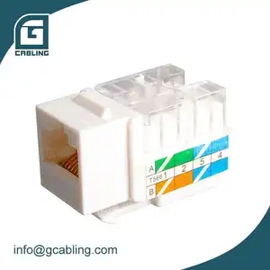 Gcabling ספוט אספקת lan גבוהה שביעות רצון תעשיית מוביל rj45 כדי rj45 keystone שקע אגרוף למטה stand