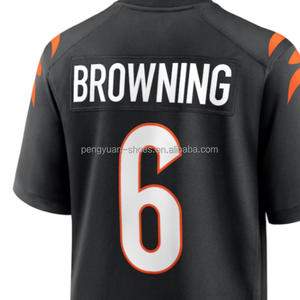 <span class=keywords><strong>Jake</strong></span> Browning Black maglia da Football americano cucita di migliore qualità - Product Image 1