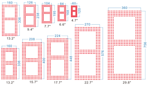 Écran d'affichage LED extérieur AUTODISP 8 pouces pour les prix du gaz et de l'huile dans les stations-service, avec une luminosité de 5500 cd/m² et une garantie de 2 ans - Product Image 5