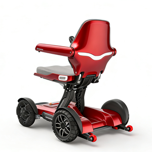 <span class=keywords><strong>Silla</strong></span> <span class=keywords><strong>de</strong></span> Ruedas Motorizada Deportiva Roja, Nuevo Color Disponible, Equipada con Batería <span class=keywords><strong>de</strong></span> Litio Grande Desmontable <span class=keywords><strong>de</strong></span> 20A, <span class=keywords><strong>Silla</strong></span> Eléctrica <span class=keywords><strong>de</strong></span> Largo Alcance <span class=keywords><strong>de</strong></span> 25 km - Product Image 4