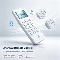 Télécommande de climatiseur JCXK 15 touches en plastique ABS, OEM ODM personnalisé