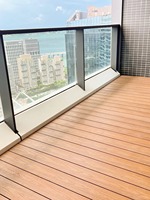 Bon prix, bonne qualité, lames de terrasse en bois composite WPC, résistantes au feu et à l'eau, pour jardin et salon