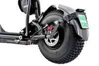 Certificat CEE à grande vitesse Scooter électrique en gros double moteur 60v City Coco 3000w deux roues 19 pouces gros pneu 60 km/h vitesse maximale