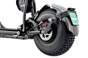 Certificat CEE à grande vitesse Scooter électrique en gros double moteur 60v City <span class=keywords><strong>Coco</strong></span> 3000w deux roues 19 pouces gros pneu 60 km/h vitesse maximale - Product Image 5