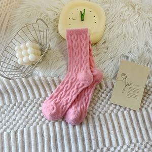 Kaus kaki Bulu Domba Super lembut wanita, Kaos Kaki bulu halus hangat musim dingin grosir - Product Image 4