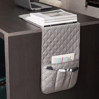 Organisateur de repose-bras de canapé MIXWARES antidérapant et imperméable avec 5 poches pour téléphone, magazine, iPad
