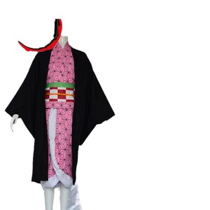Disfraz de Shinobu Kocho, conjunto completo, chaqueta de disfraz de Anime para mujer con accesorios para Demon Slayer - Product Image 4