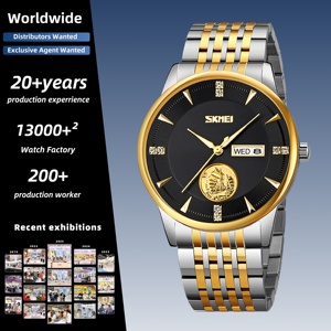 Reloj SKMEI 9309 con Diseño Noble Fortune, Marcadores de Hora de Cristal, para Líderes de Ventas, Visitas de Negocios y Recordatorio de Tareas Importantes - Product Image 1