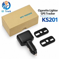 Chargeur de voiture 4G avec traceur GPS KS201, allume-cigare DC9 32V, dispositif de suivi de véhicule, USB Type C, antivol, gestion de flotte