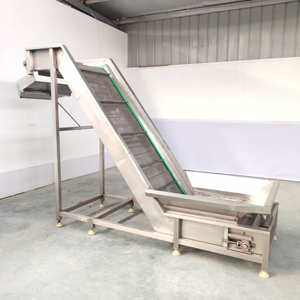 Food Grade Z Type Band Transportband Hellende Emmer Product Klimhefmachine Apparatuur - Product Image 4