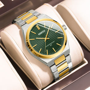 Reloj de banda de acero inoxidable personalizado de moda para 2663 hombres únicos de negocios de moda de lujo impermeable día/fecha - Product Image 1