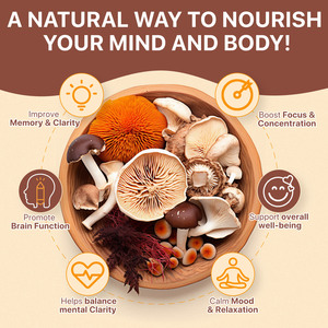 Gomitas Veganas de Complejo de Melena de León de 2500 mg de ArtoaLabs, Suplementos Superalimentos de Marca Privada, Gomitas de Hongos para la Concentración Diaria - Product Image 2