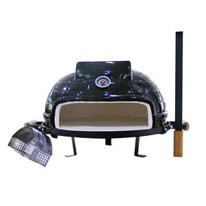 <span class=keywords><strong>Four</strong></span> à <span class=keywords><strong>pizza</strong></span> au feu de bois Auplex en céramique Kamado de 21 pouces, en fonte émaillée, pour la cuisine en plein air - Product Image 5