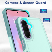 Coque de protection pour téléphone portable Samsung Galaxy A27 PC TPU 2 en 1 antichoc