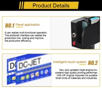 Impresora de inyección de tinta portátil de mano para etiquetas de fechas, códigos QR, tinta de secado rápido, varios materiales, incluido Flex para impresión de tubos