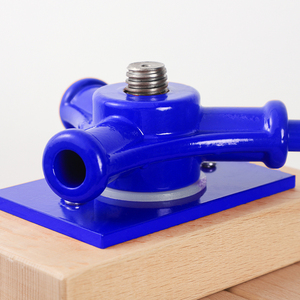 16L Outdoor Camping Fruit & Vegetable Juicer Machine Hand Push Fresh Press with Wooden <b>Base</b> for Home Use - Product Image 6