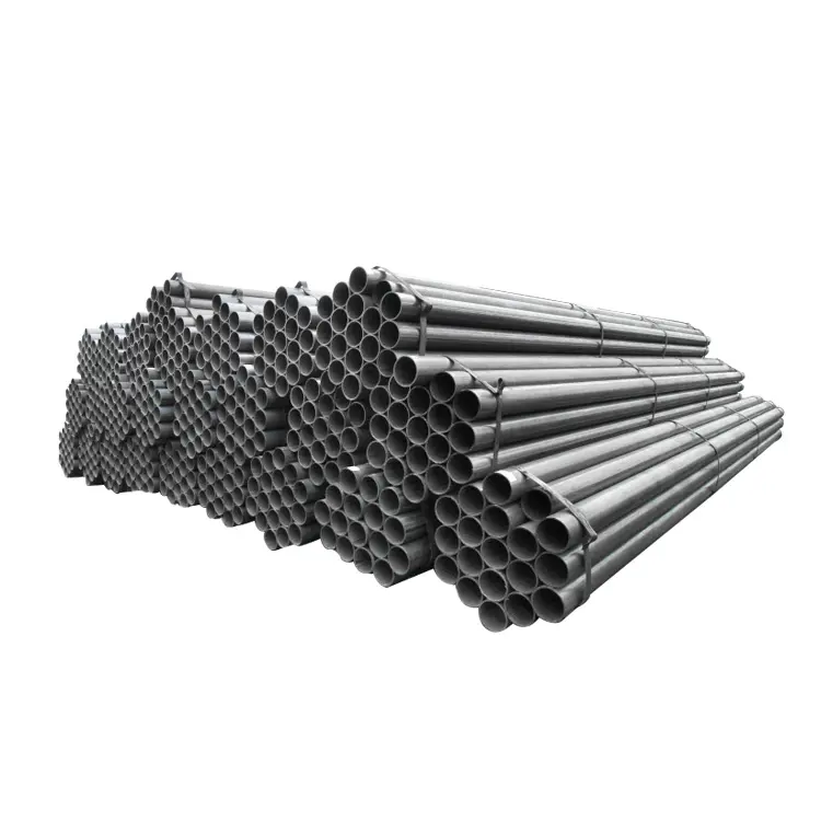 Astm a53 b erw black steel tube 200mm diameter mild steel pipe carbon black price list Chinese trading and manufacture company