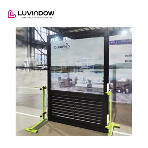 Luvindow Kommerzielles Texas-Hotel-Projekt Thermisch Getrenntes Aluminium-Kombinationsfenster Lamellen-Glasfenster Feststehendes Fenster - Product Image 5