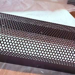 רשת מתכת רמקול גריל כיסוי רשת דקורטיבית סמרר מגולגל קר גיליון עגול חור מחורר אום דגם 001 - Product Image 4