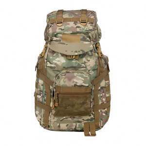 2025 Hot Sell Fashion <b>60L</b> Outdoor Adventure Travel Waterproof Tactical Hiking <b>Backpack</b> with External Frame Camouflage <b>Backpack</b> - Product Image 2