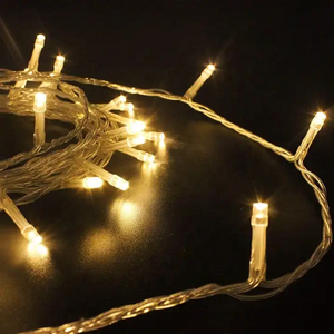 Guirlande lumineuse LED blanc chaud pour décorations <span class=keywords><strong>de</strong></span> centres commerciaux, étanche, à brancher, pour <span class=keywords><strong>intérieur</strong></span>/extérieur, sapin <span class=keywords><strong>de</strong></span> <span class=keywords><strong>Noël</strong></span>, patio, mariage - Product Image 2