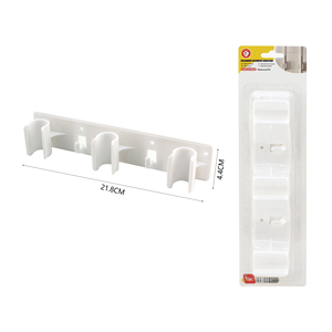 Support mural auto-adhésif pour balais et serpillères, organisateur d'outils pour salle de bain, <span class=keywords><strong>cuisine</strong></span>, garage - Product Image 3