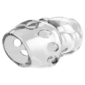 Fundas para Pene Masculinas, Anillo para Pene con Bloqueo de <span class=keywords><strong>Esperma</strong></span>, Funda para Consolador, Juguetes Sexuales para Adultos para Hombres, Retraso de la Eyaculación - Product Image 4