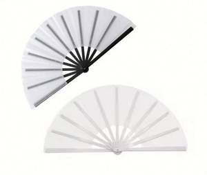 Abanicos de Mano Personalizados para Bodas Chinas, Abanicos Pintados a Mano con Técnicas Personalizadas, Abanicos Grandes y Pequeños de Plástico, Madera y Bambú - Product Image 3