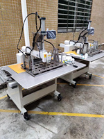 Machine à coudre automatique pour oreillers et coussins, avec points de surjet et points de garniture pour motifs