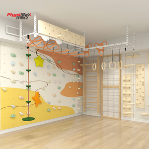 Estructura <span class=keywords><strong>de</strong></span> Escalada Infantil para el Hogar, Pequeño Circuito <span class=keywords><strong>de</strong></span> Obstáculos Ninja, Entrenamiento Sensorial para Niños, Juego Interactivo, Tapete Pequeño para el Suelo - Product Image 4